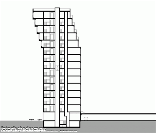 Decoracion de fachada de edificio de apartamentos con estilo mediterraneo en paises bajos por B05  NL Architects